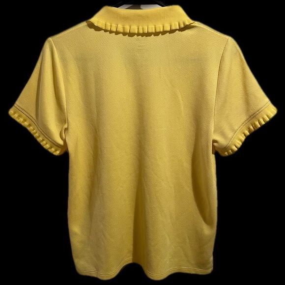 Yellow Rafaella Weekend Golf Collared Shirt - Picture 5 of 5